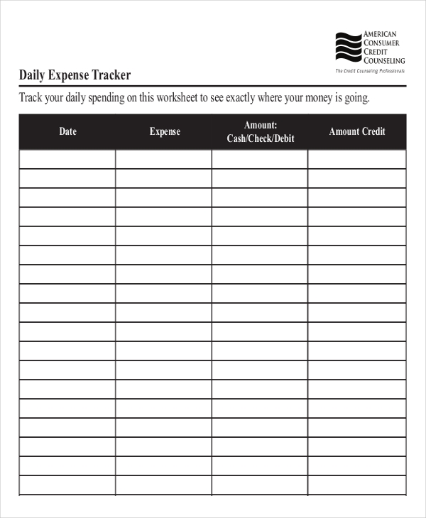 Free Printable Expense Sheet Template Printable Templates