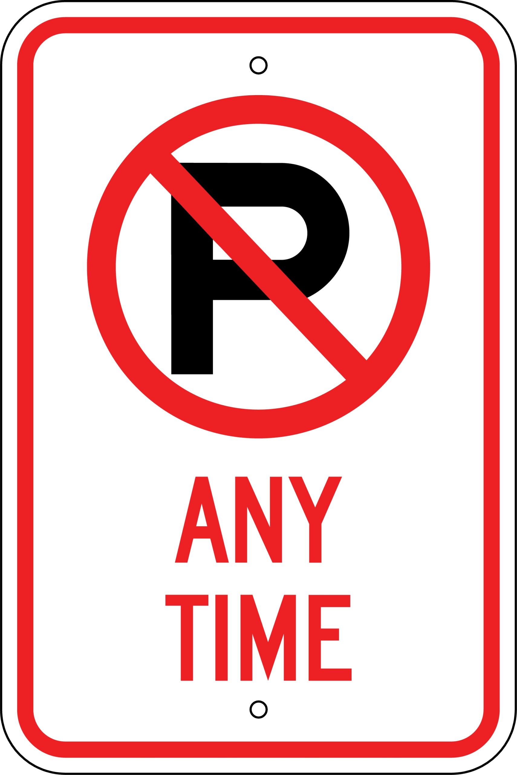 Free Printable No Parking Signs ClipArt Best