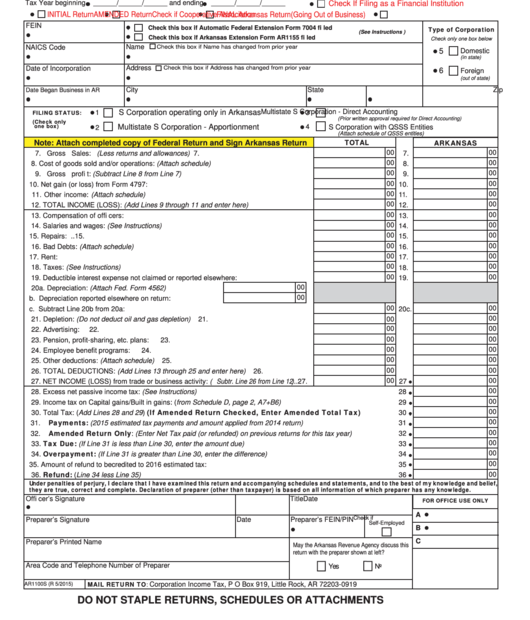 Printable Arkansas State Income Tax Forms Printable Forms Free Online