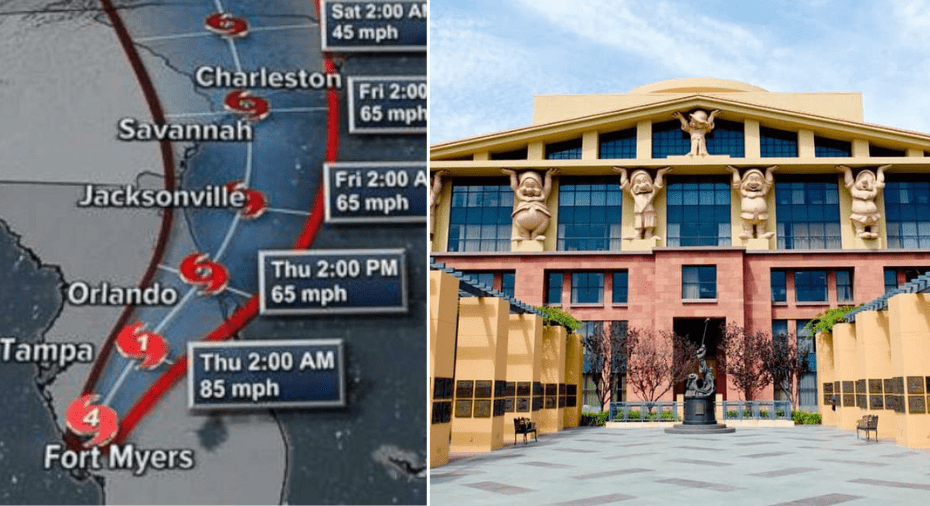 Walt Disney Company Releases Statement Following Hurricanes Ian Fiona